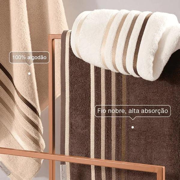 Kit com 15 Toalhas Super Banhão + 5 Toalhas de Rosto de Brinde