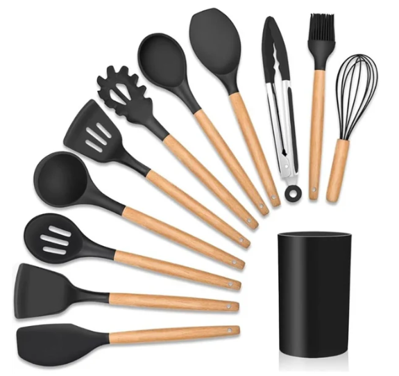 Kit Completo - Utensílios de Cozinha em Silicone